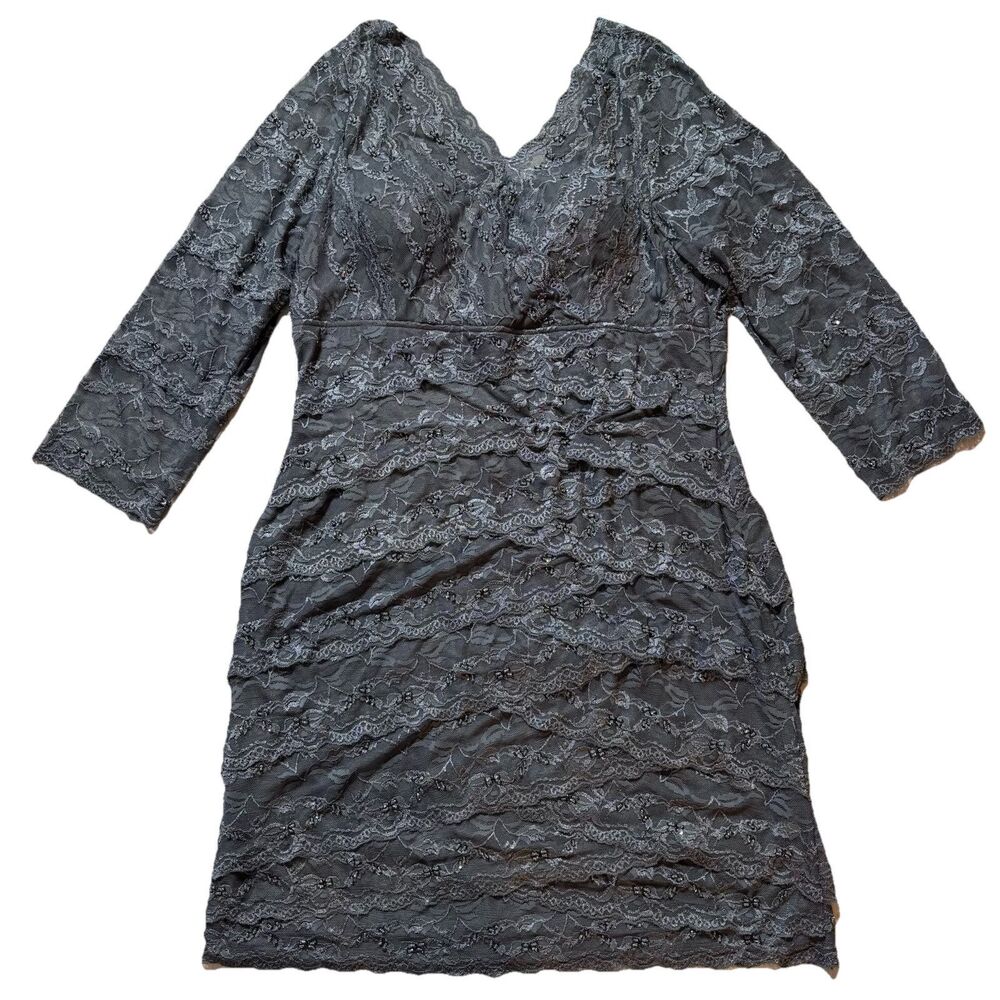 May Queen 4XL Formal Dress Lace Beaded Mother Of The Bride cocktail party
